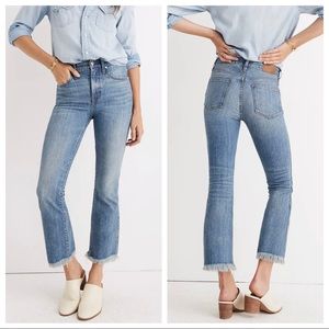 Madewell Petite Cali Demi Boot Jeans In Comfort Stretch Eco Edition Size 32P